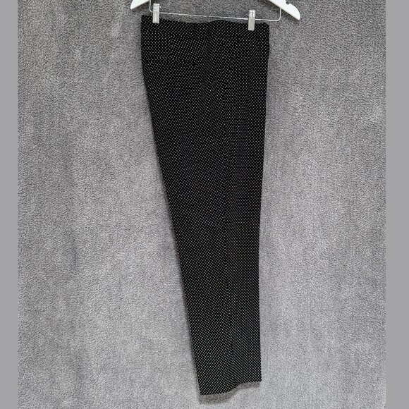 Banana Republic Ryan Slim-Straight Polka Dot pants SIze 14 - Picture 9 of 11